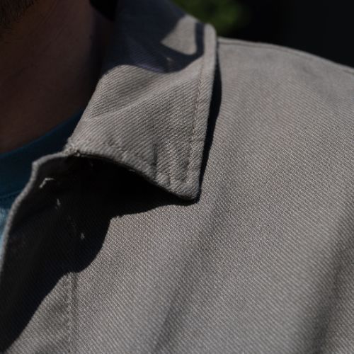 Veste worker Gueuleton – 100% coton, twill délavé, coupe confort