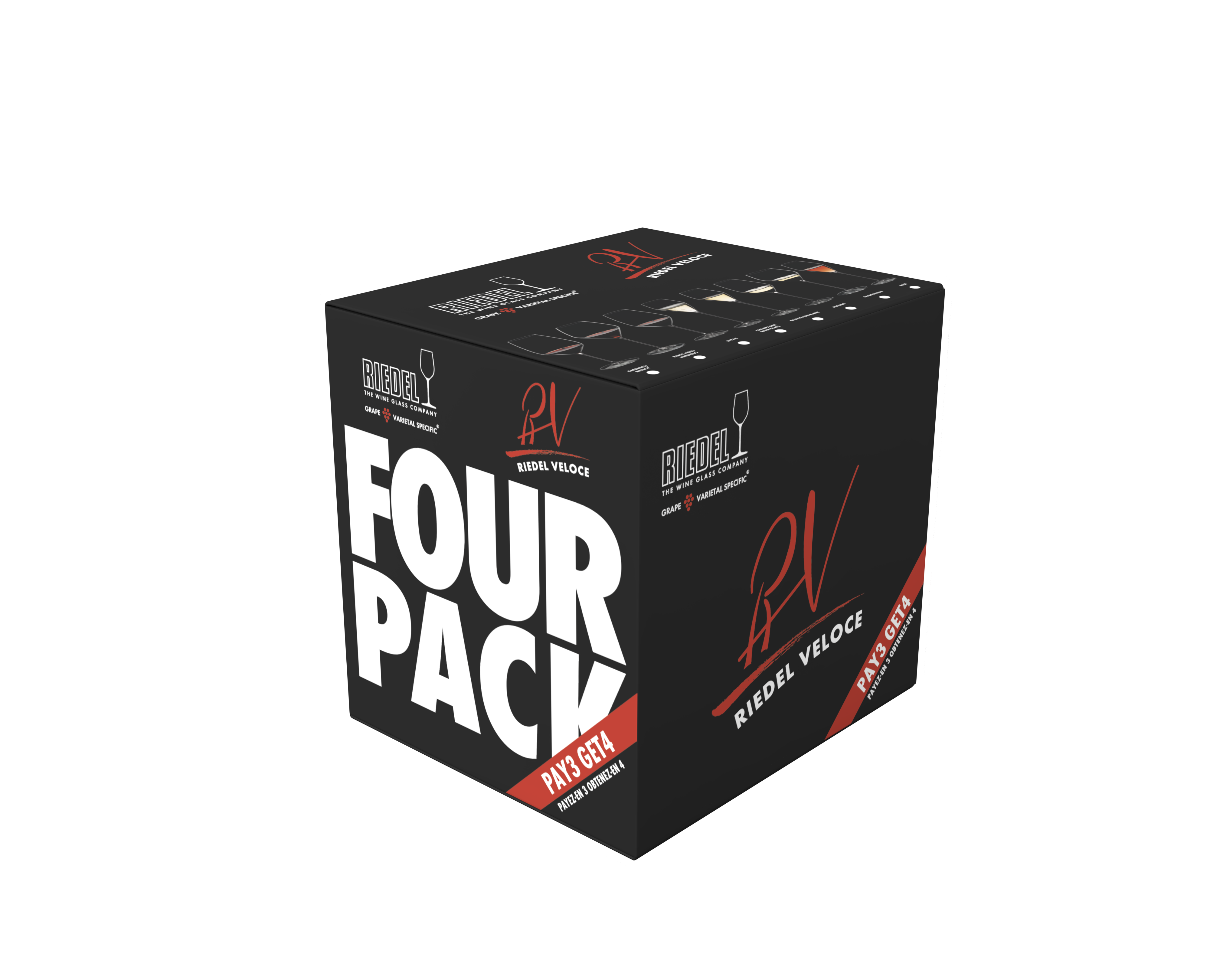 Verres RIEDEL VELOCE Pinot Noir & Nebbiolo – Pack de 4