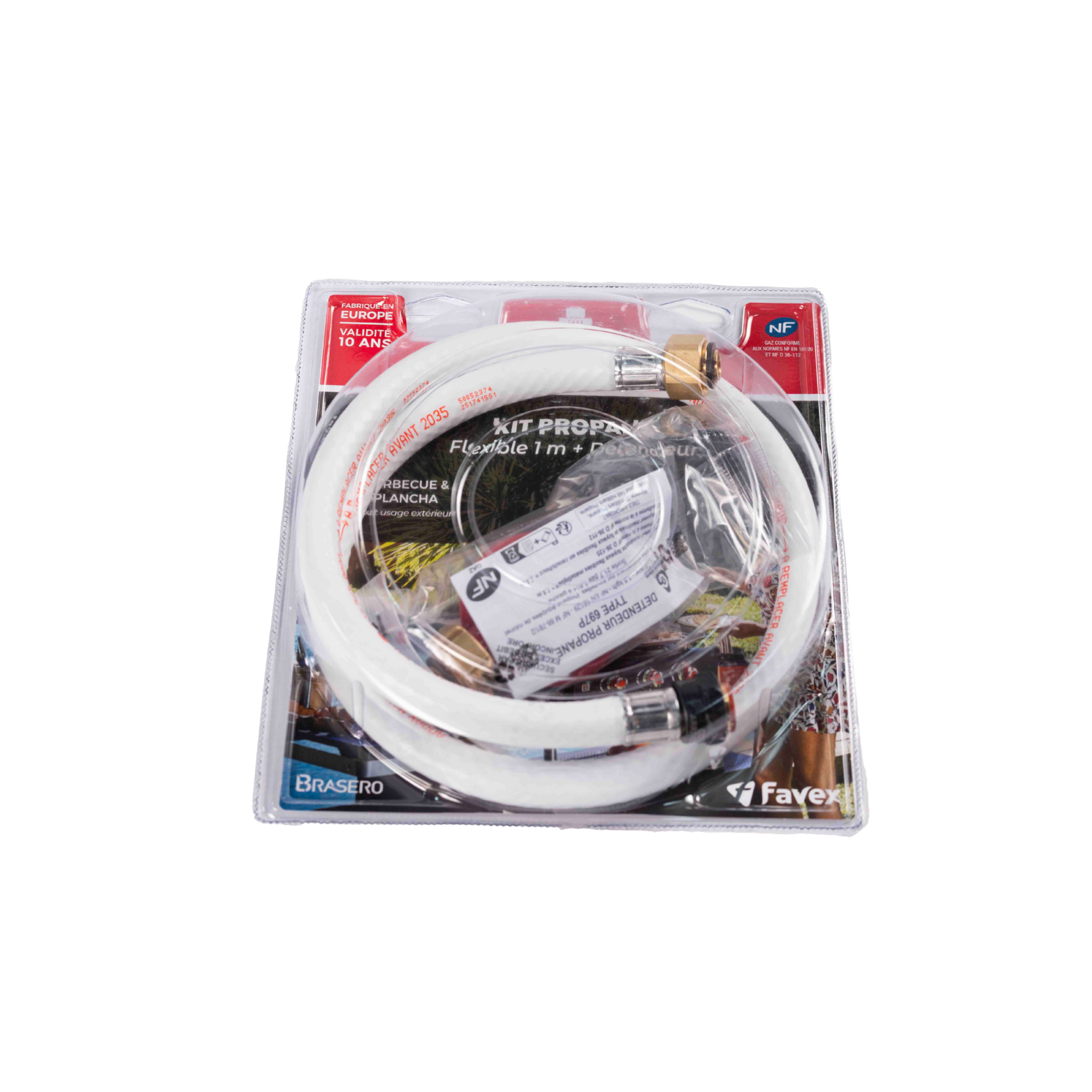 Kit Raccord Détendeur Propane + Flexible 1m – Pour Barbecue et Plancha