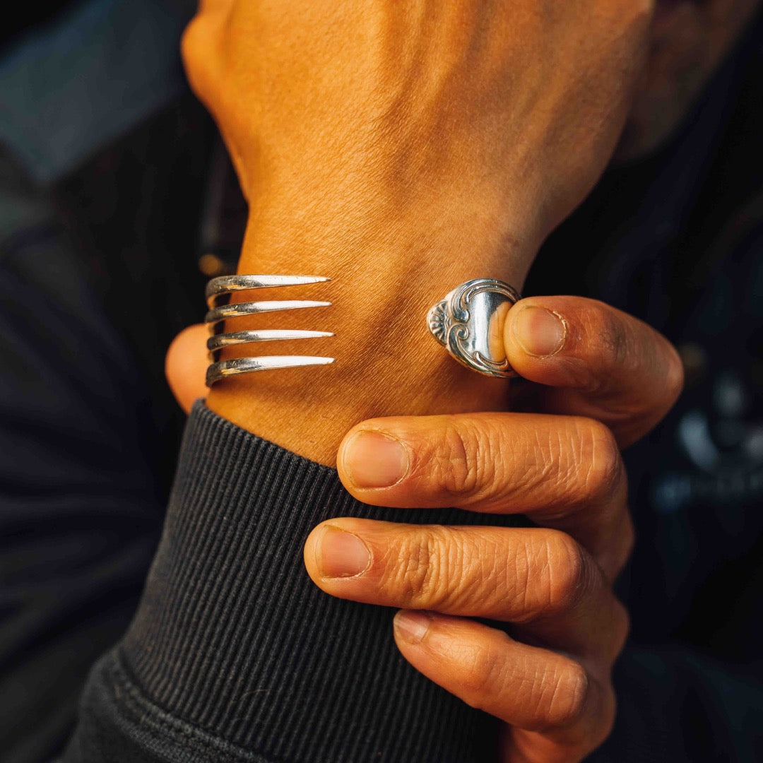 Bracelet fourchette argent gueuleton 1