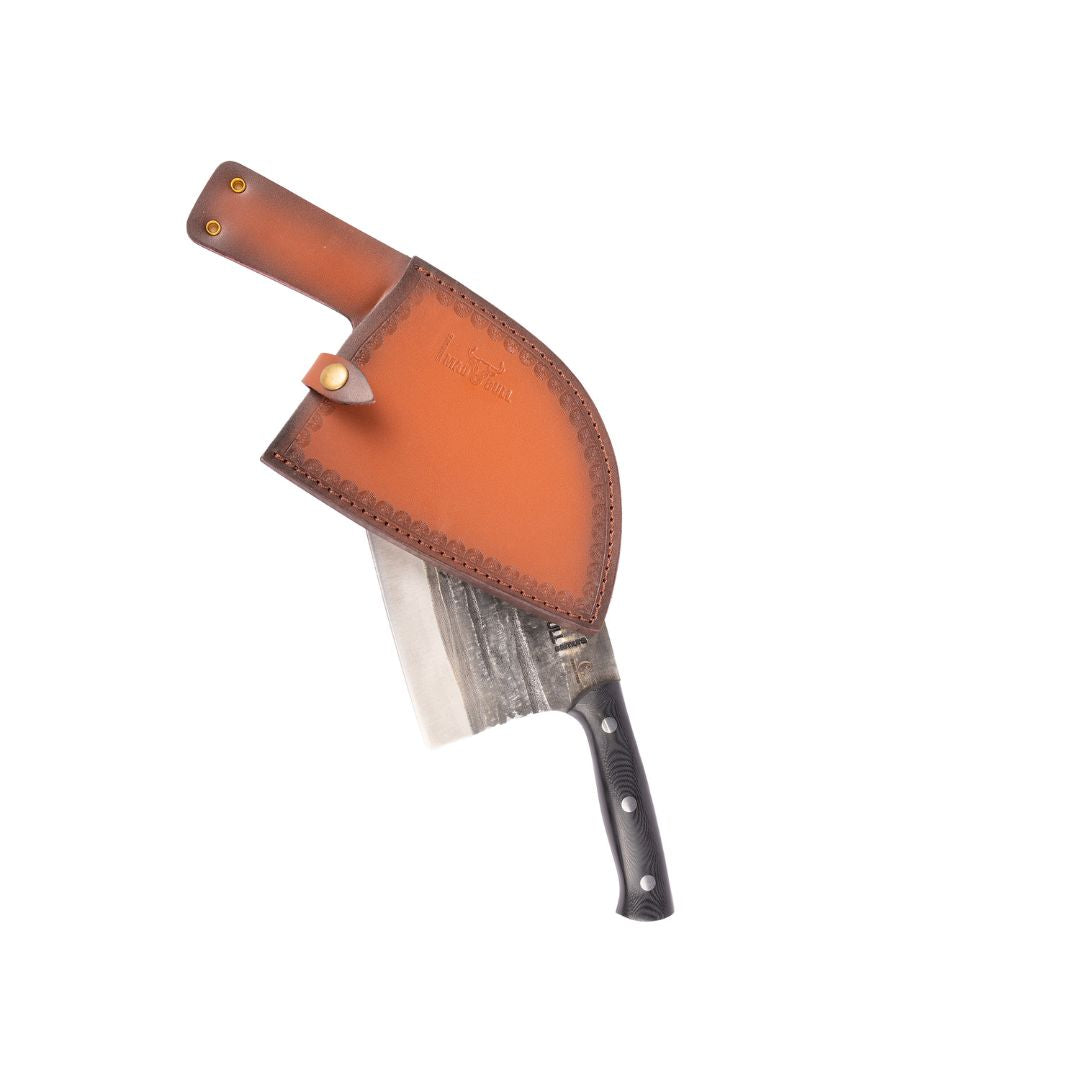 Couteau Serbe MAD BULL 18 cm – Lame forgée acier AUS-8, manche G-10