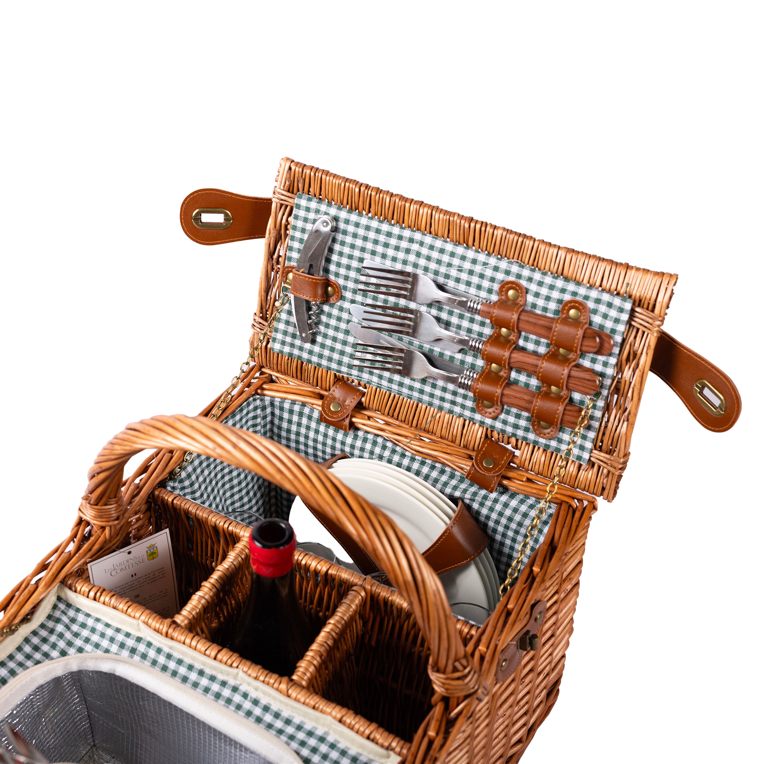 Panier pique-nique en osier