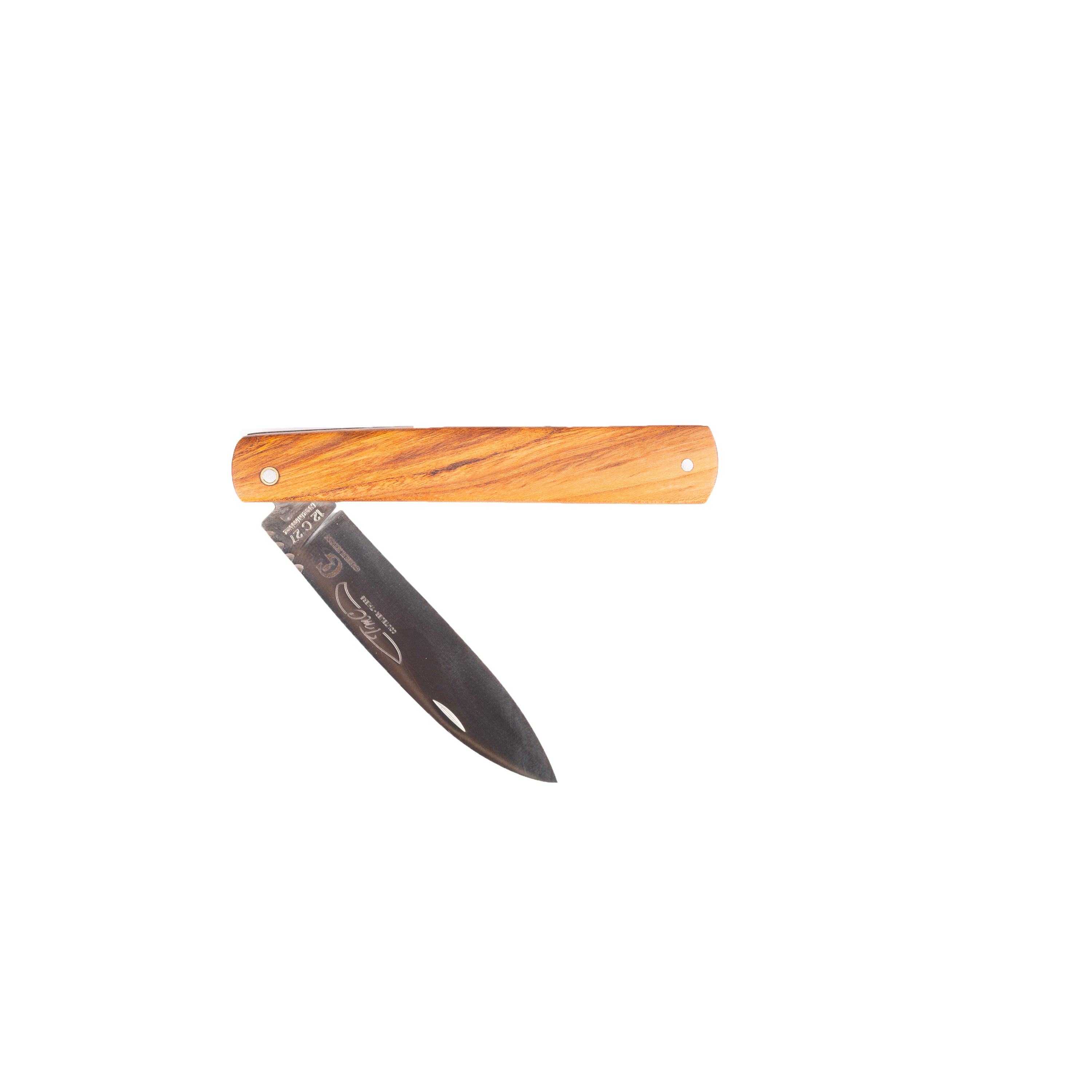 Couteau pliant Gueuleton TMC Herval – Acier 12C27 & manche Amandier