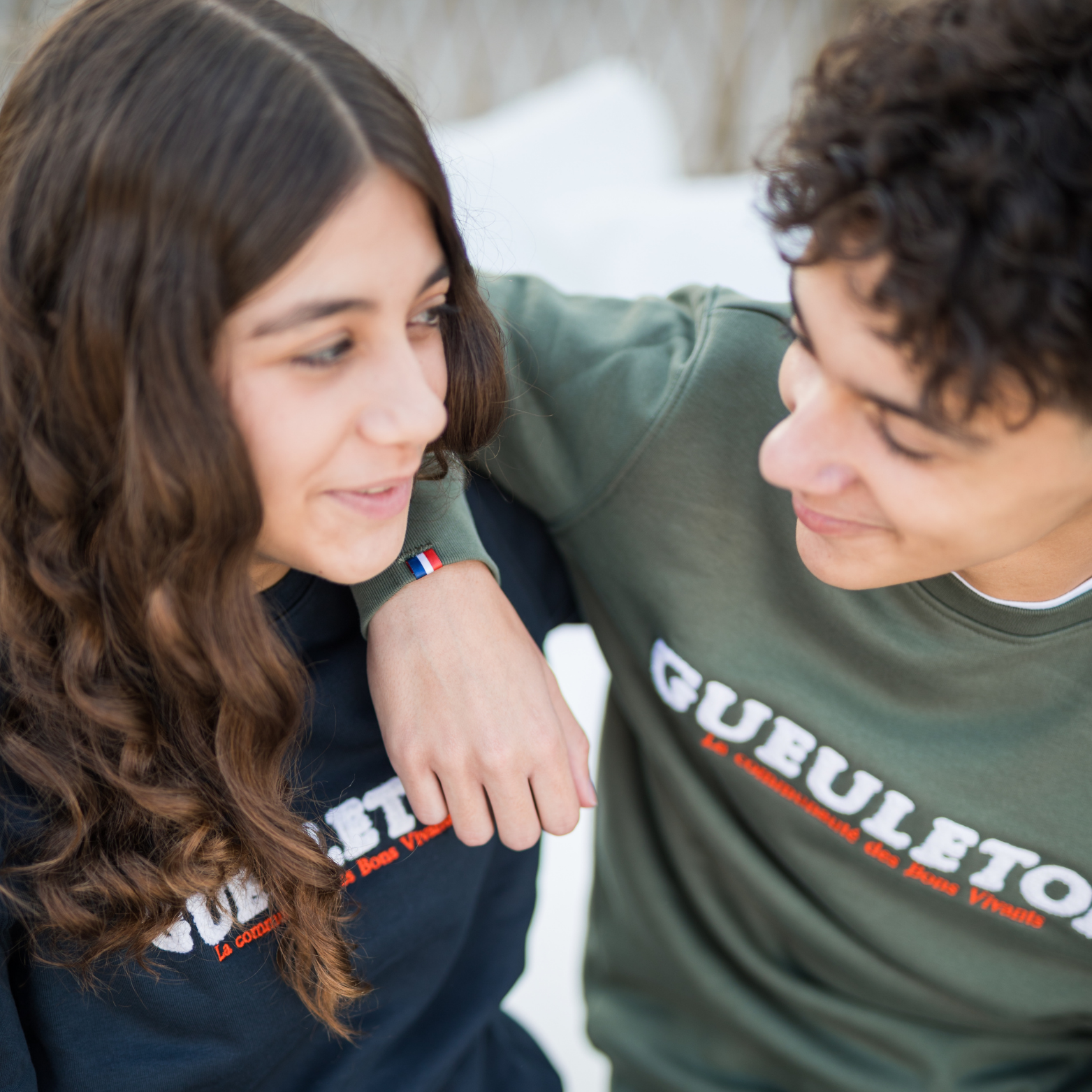 Sweat Gueuleton Vert Kaki unisex