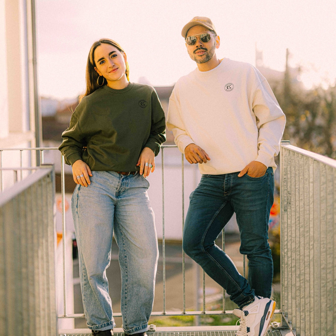 Sweat Œuf Coque Autruche Bio | Gueuleton - Coupe Oversize