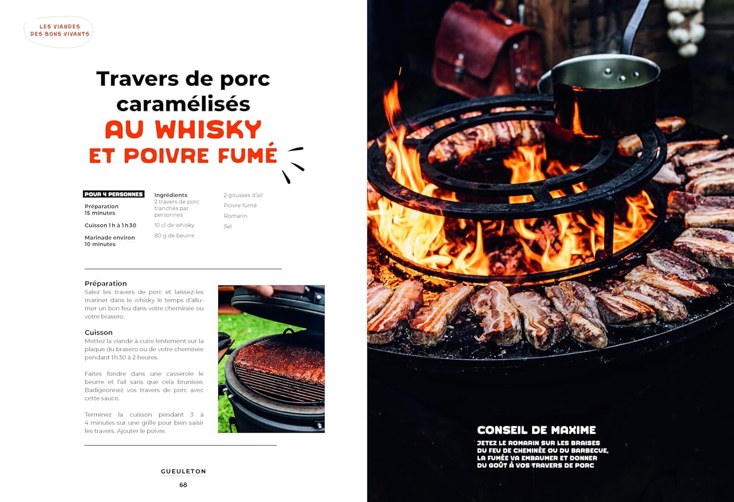 Livre Gueuleton — Tout Feu Tout Flamme | Recettes Plancha, Barbecue, Brasero