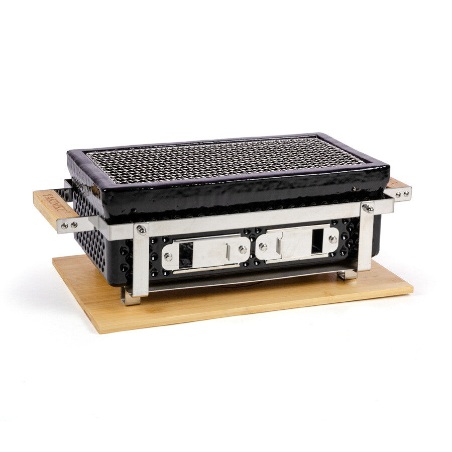 Gril YAKINIKU® Shichirin MEDIUM – Barbecue japonais rectangulaire 2 à 6 personnes