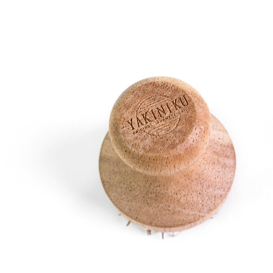 Brosse à cendres YAKINIKU® – Pour gril Shichirin, céramique et résidus