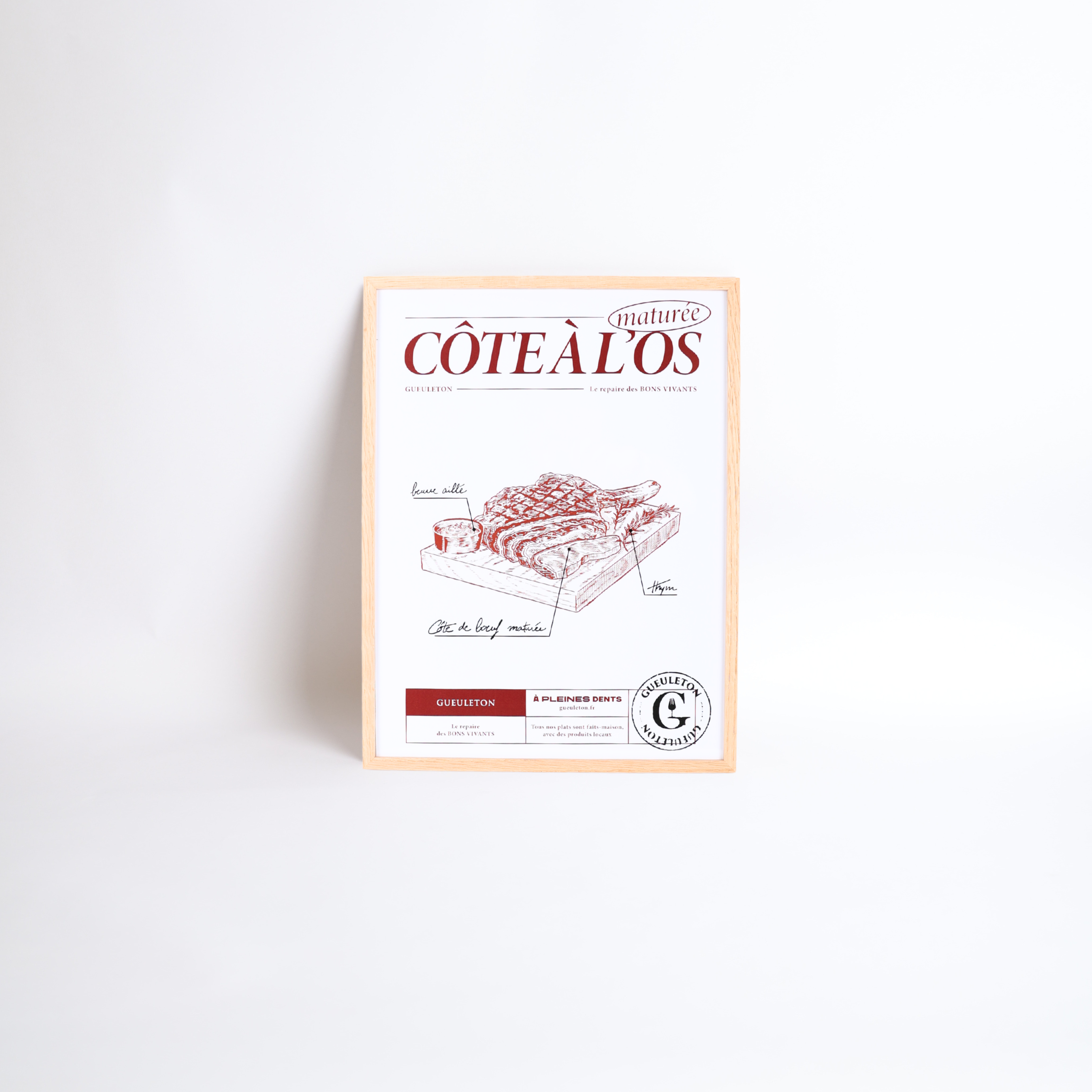 Affiche Art "La Côte à l'Os Maturée" — Format A3