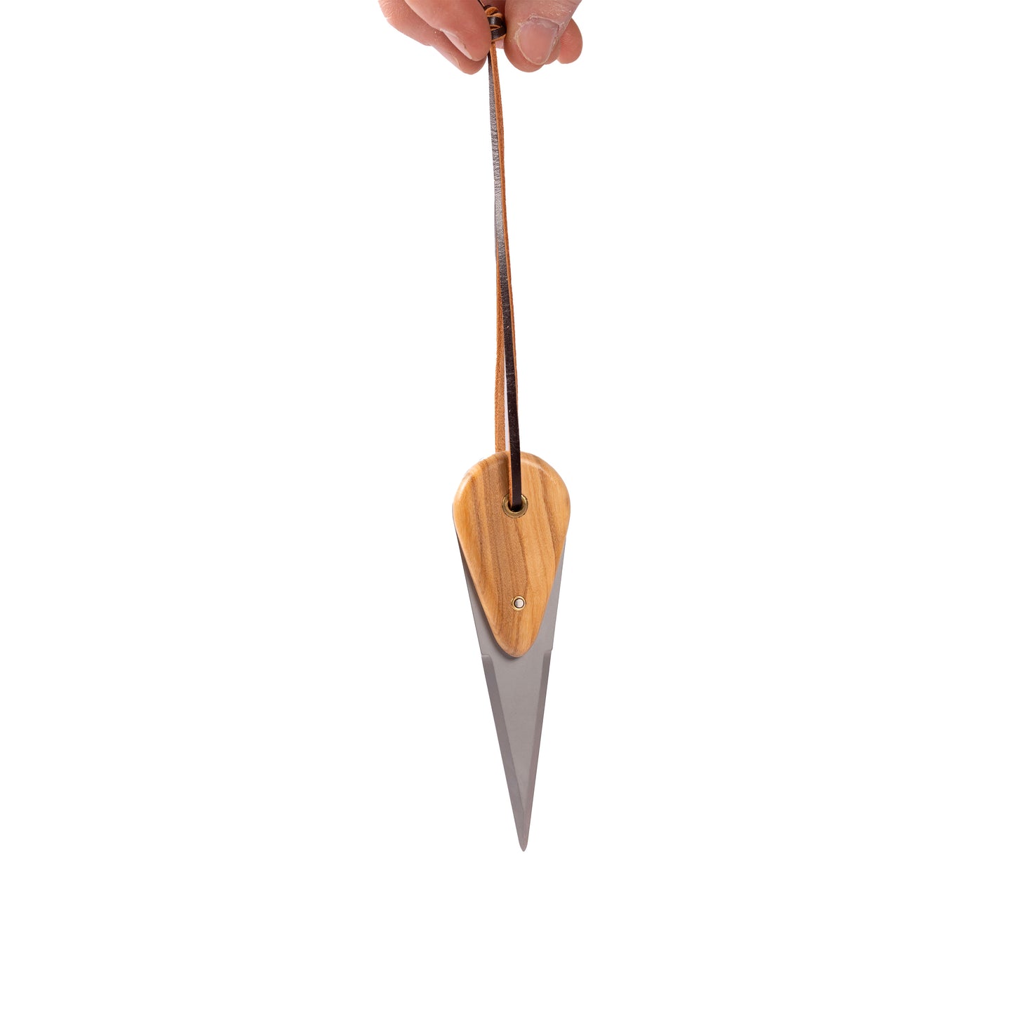 Couteau à huîtres en bois d'olivier