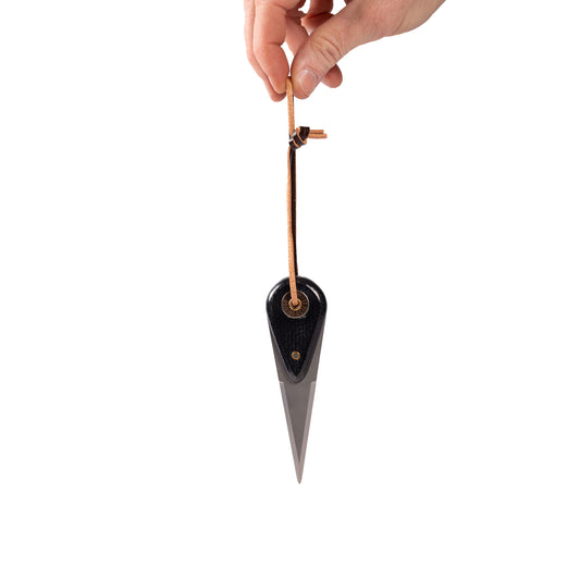 couteau à huître micarta noir