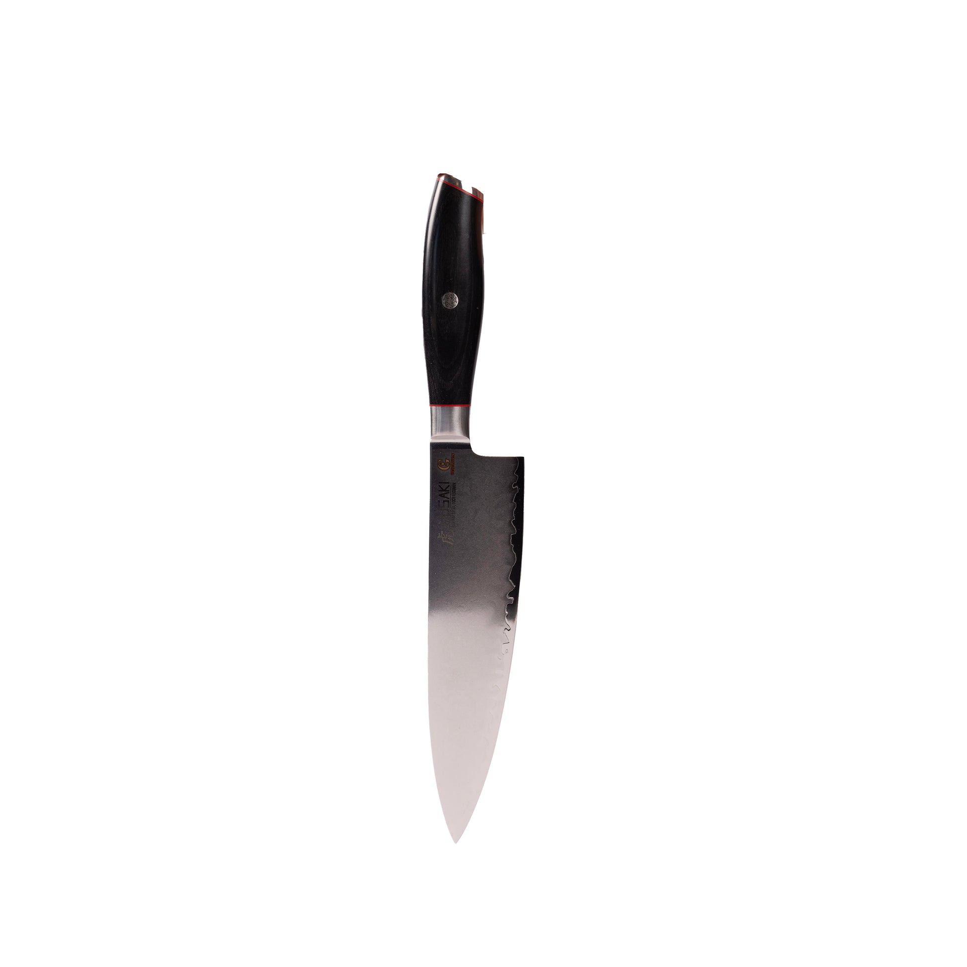 couteau à lame teintée noire