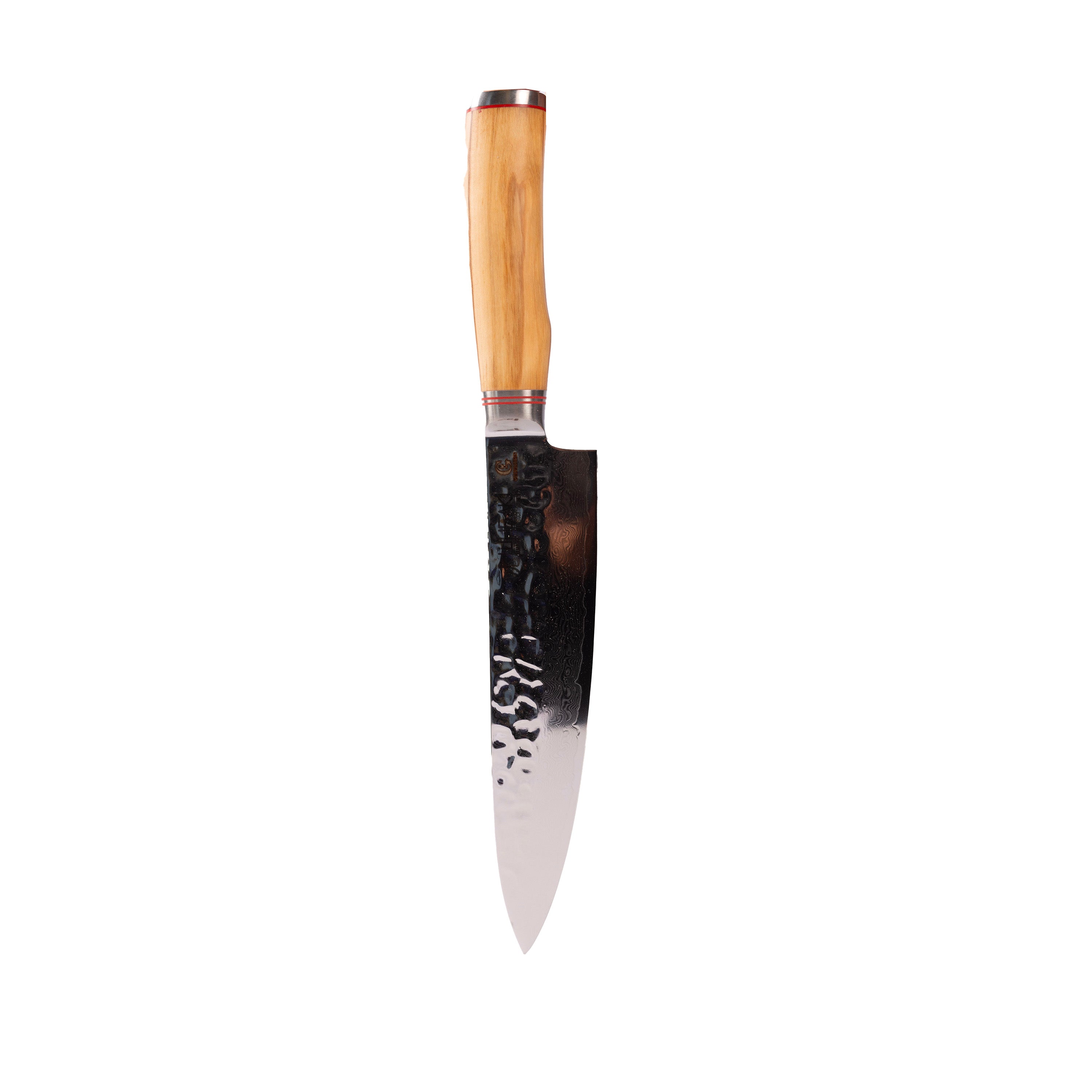 couteau japonais en acier de Damas