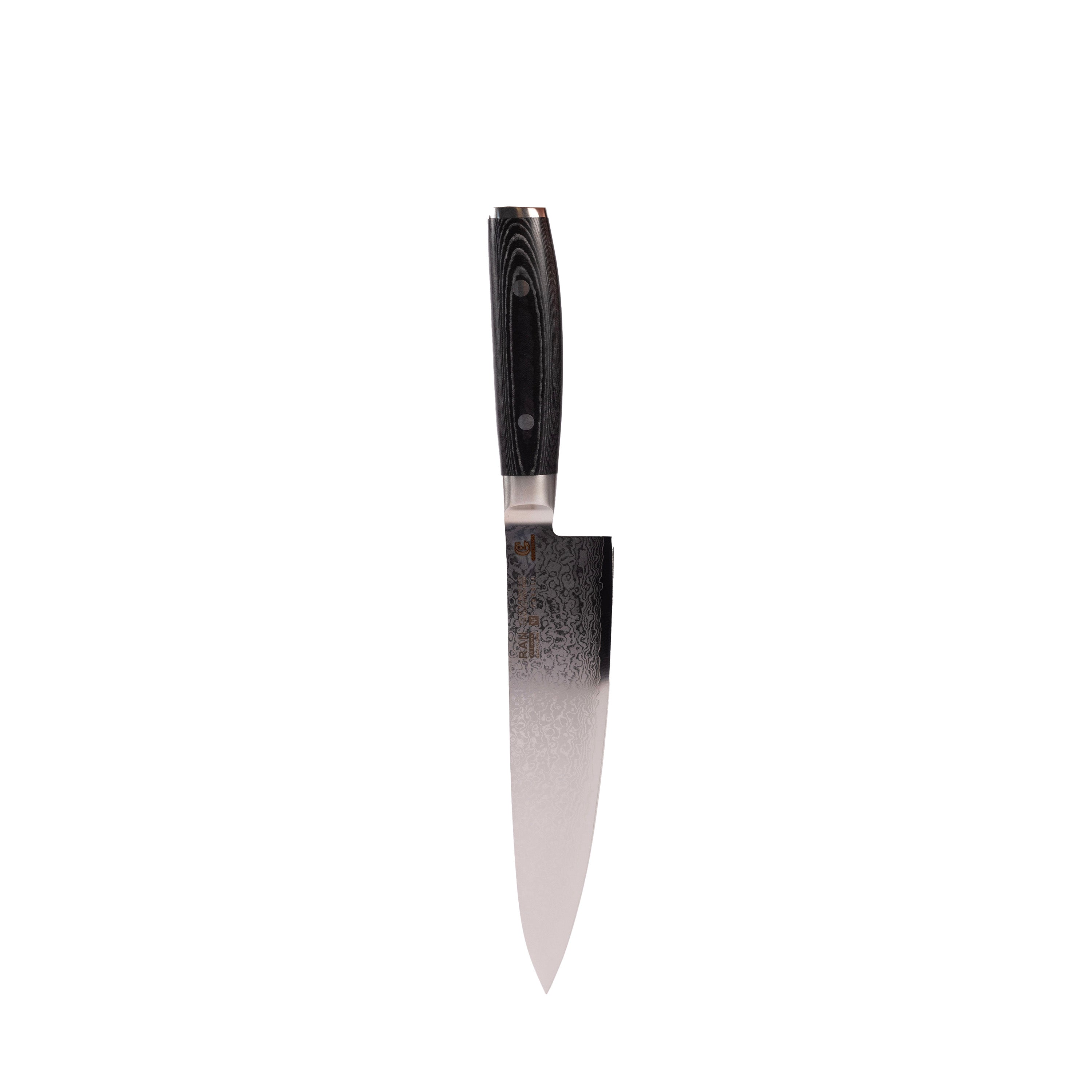 couteau teinté en noir