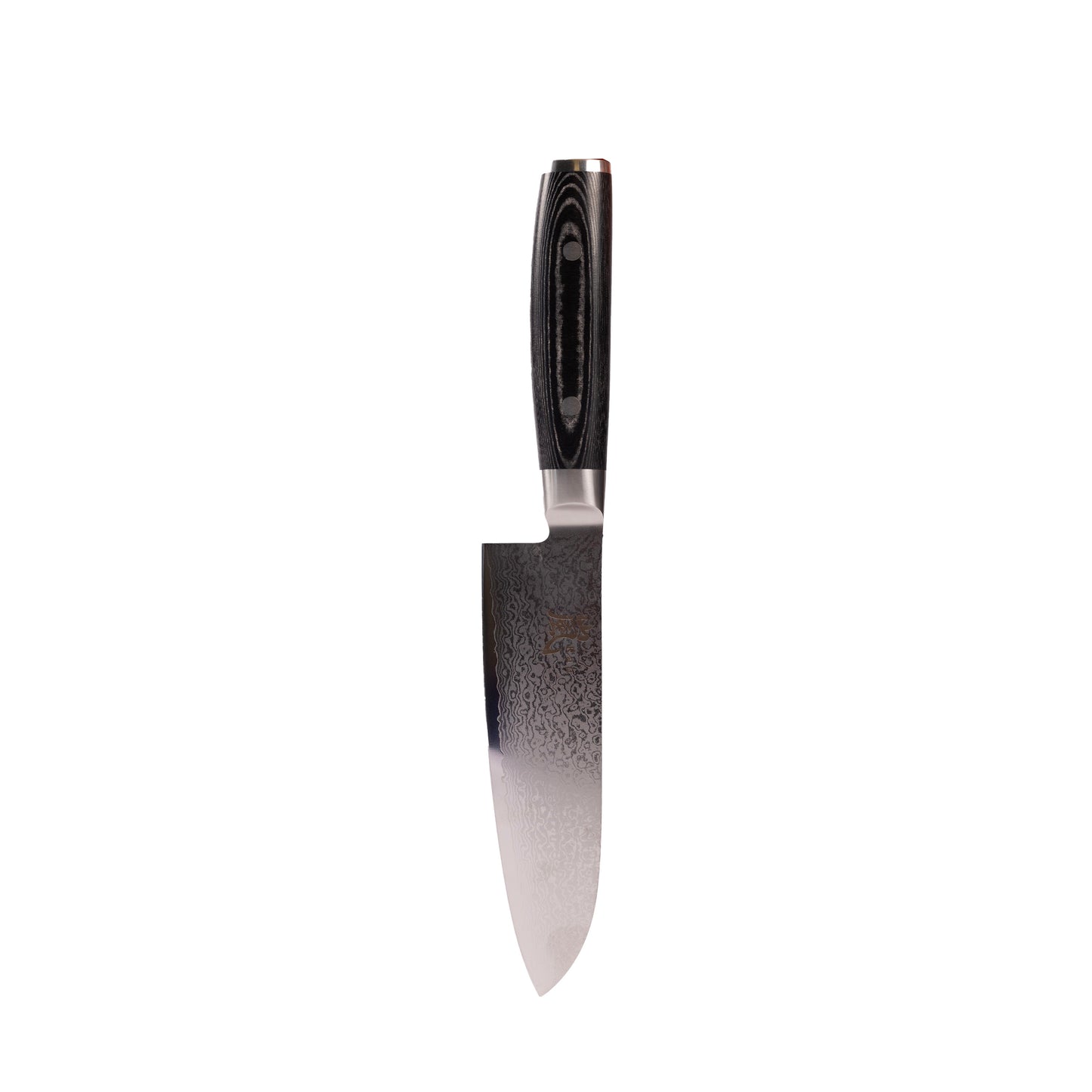 couteau japonais en acier teinté noir