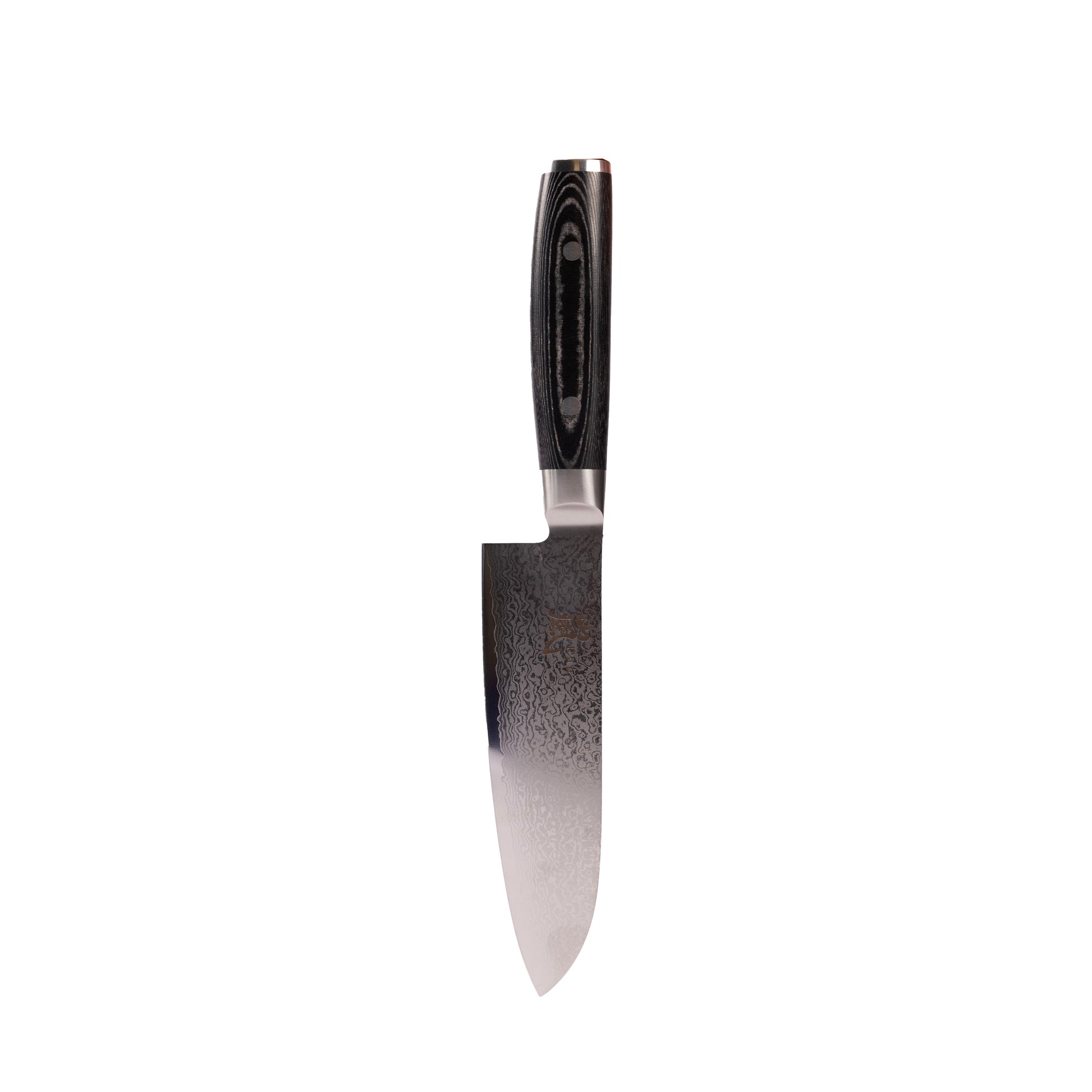 couteau japonais en acier teinté noir