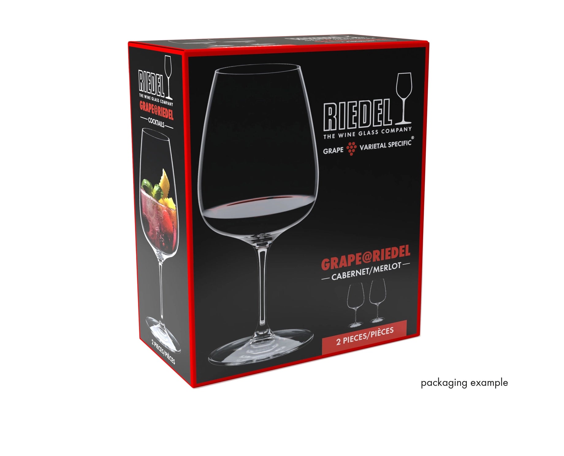 Verres GRAPE@RIEDEL Cabernet/Merlot/Cocktail - Pack de 2