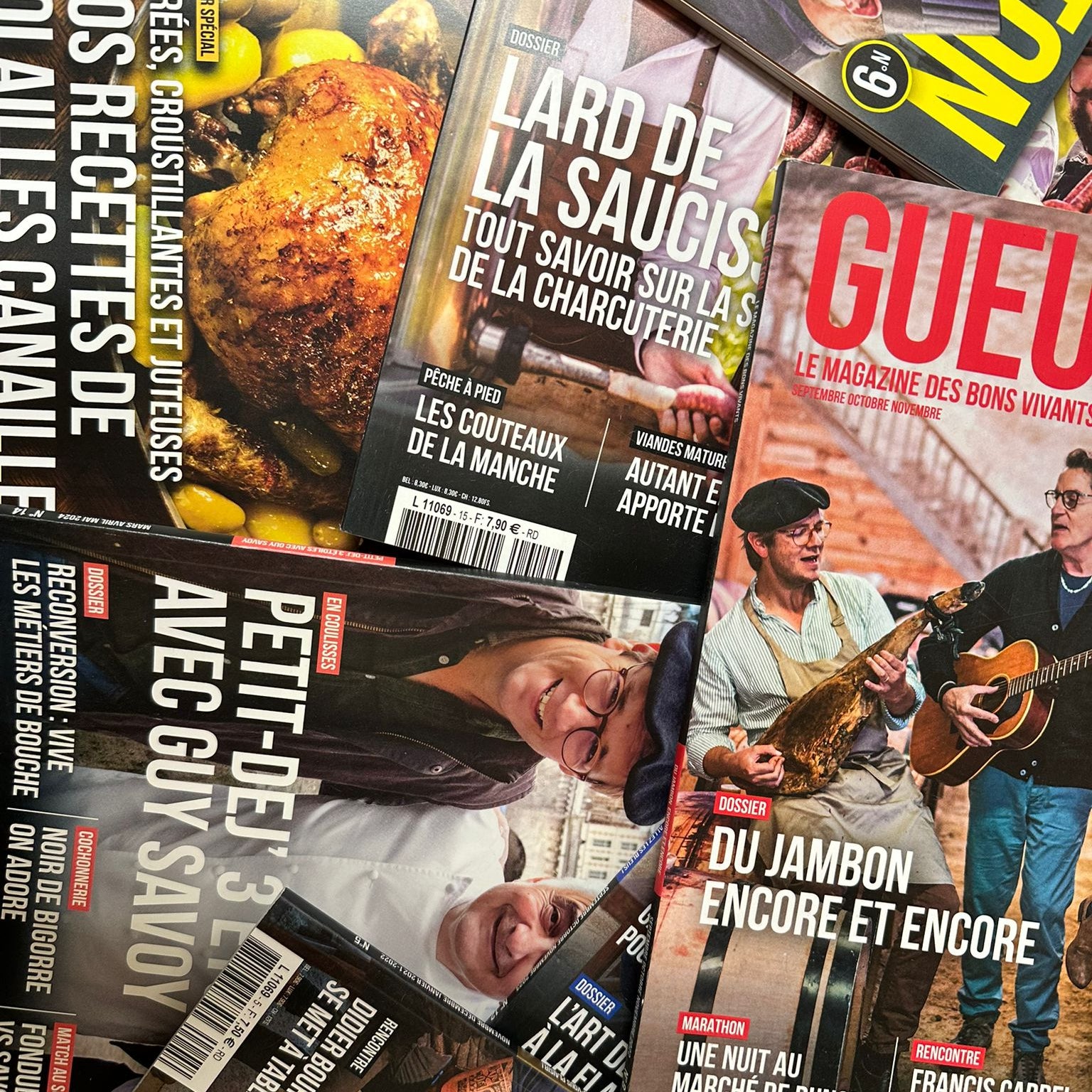 Couvertures de magazines Gueuleton