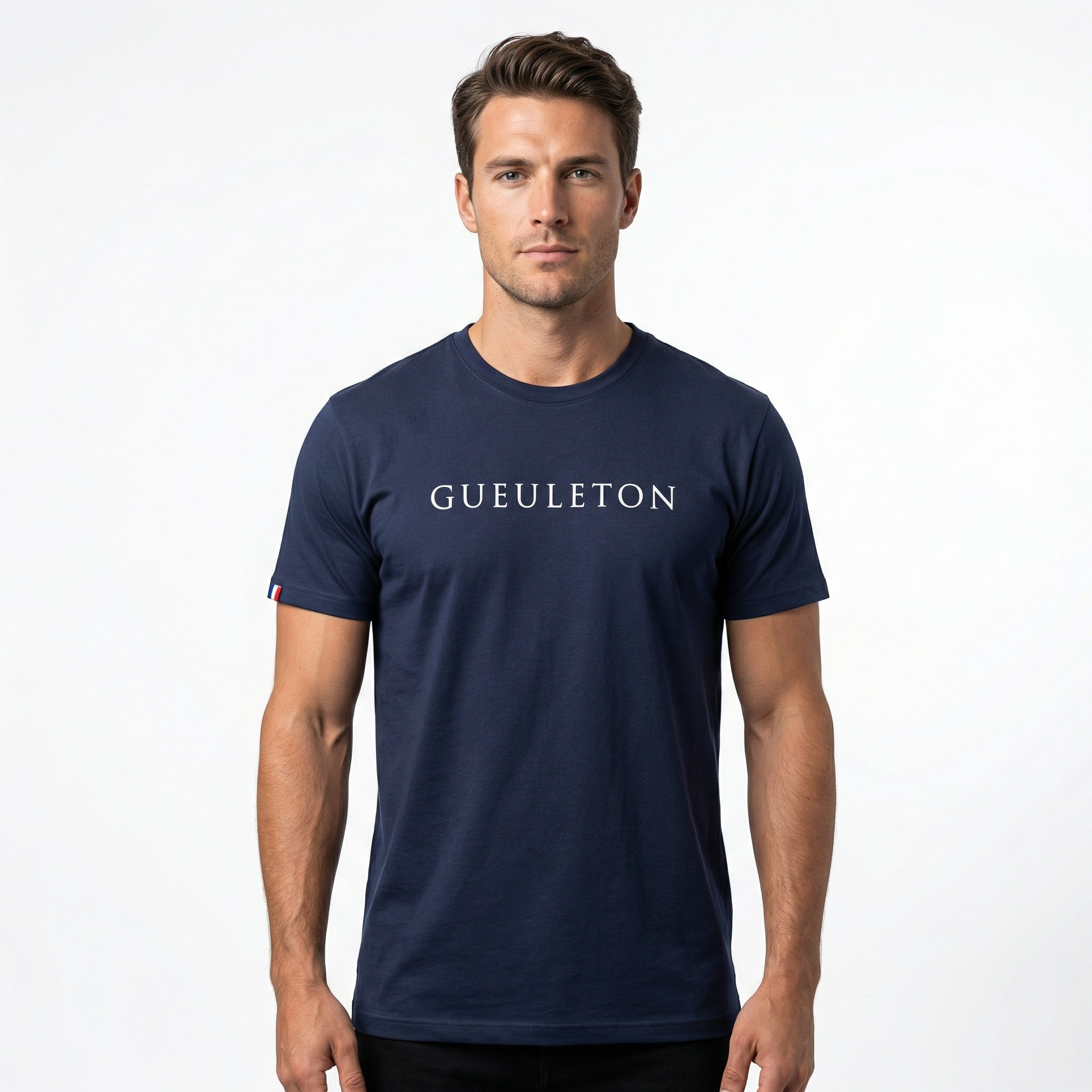 T-Shirt Gueuleton Bleu Marine – 100% Coton Bio XXL