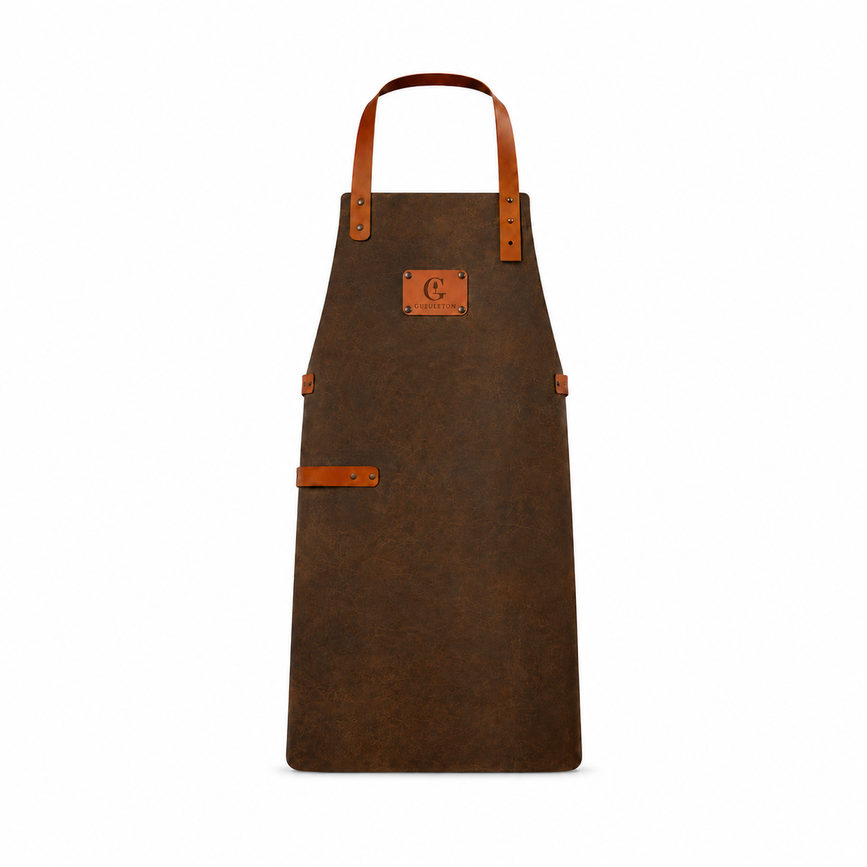 Tablier en cuir BRUN Gueuleton